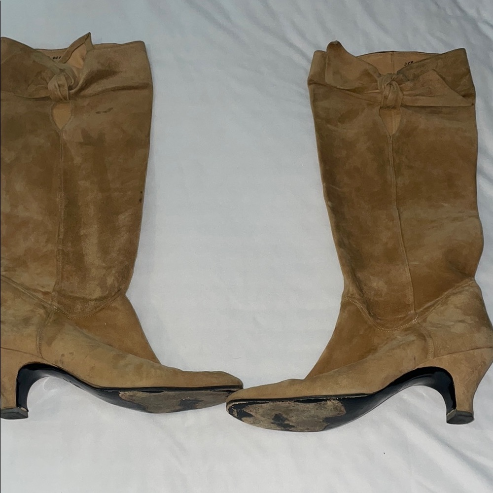 Women's Tan Suede Boots